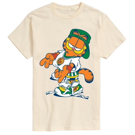 Garfield - Street Fashion Peace Pose - Men's Short Sleeve Graphic T-Shirt