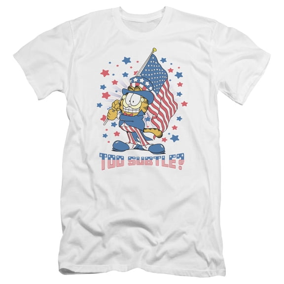 Garfield - Subtle - Premium Slim Fit Short Sleeve Shirt - Small