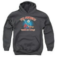 thumbnail image 1 of Garfield Super Youth Pullover Hoodie Sweatshirt Charcoal, 1 of 1