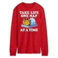 thumbnail image 1 of Garfield - Take Life One Nap - Men's Long Sleeve T-Shirt, 1 of 4