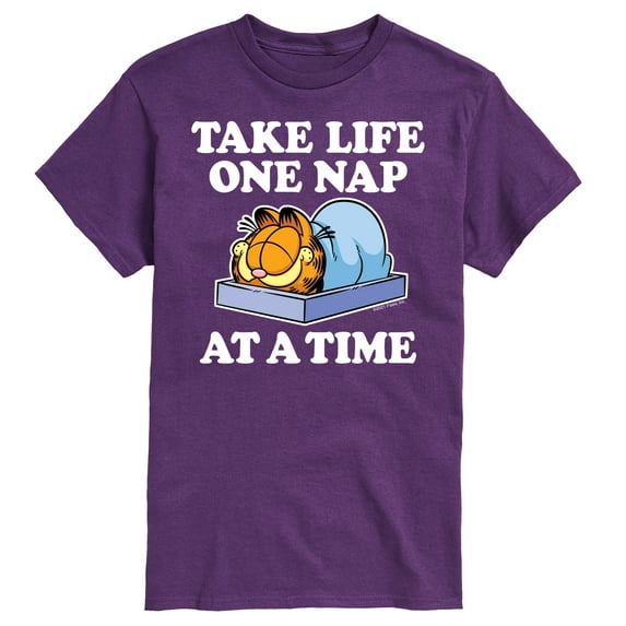 Garfield - Take Life One Nap - Men's Short Sleeve Graphic T-Shirt
