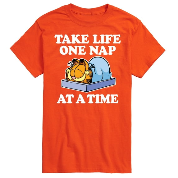Garfield - Take Life One Nap - Men's Short Sleeve Graphic T-Shirt