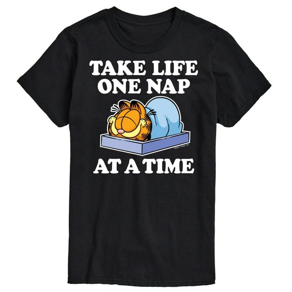 Garfield - Take Life One Nap - Men's Short Sleeve Graphic T-Shirt