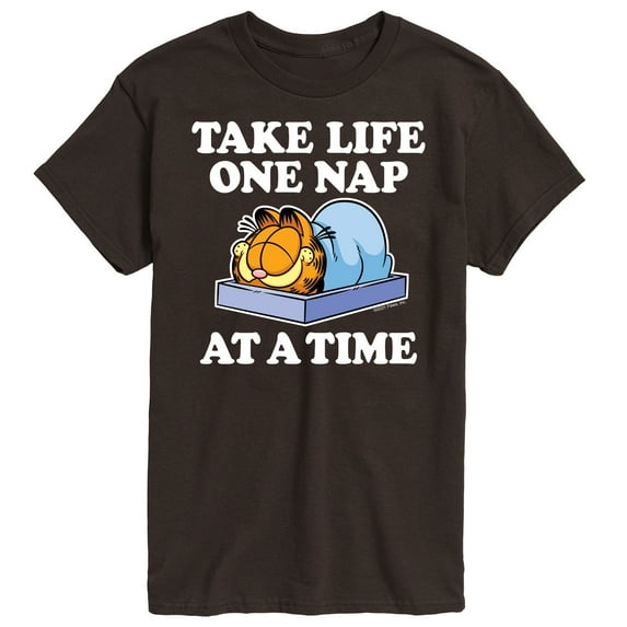 Garfield - Take Life One Nap - Men's Short Sleeve Graphic T-Shirt