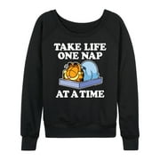 GARFIELD - Take Life One Nap - Women's Lightweight French Terry Long Sleeve Shirt