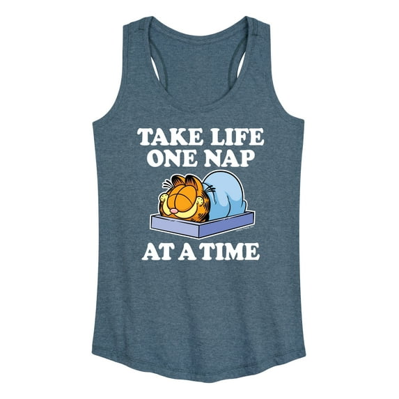 Garfield - Take Life One Nap - Women's Racerback Tank Top