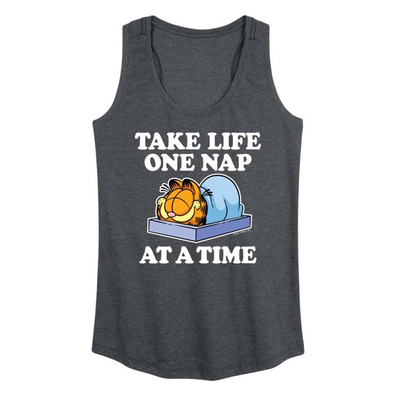 Garfield - Take Life One Nap - Women's Racerback Tank Top