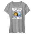 thumbnail image 1 of Garfield - Take Life One Nap - Women's Short Sleeve Graphic T-Shirt, 1 of 5