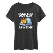 GARFIELD - Take Life One Nap - Women's Short Sleeve Graphic T-Shirt