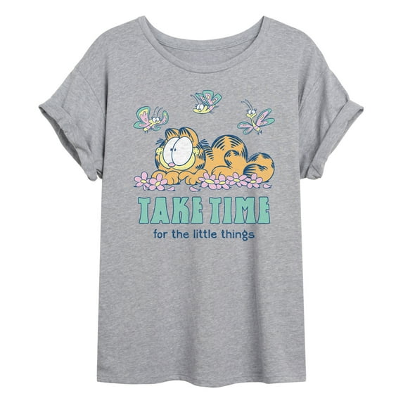 Garfield - Take Time Little Things - Women's Oversized Graphic T-Shirt