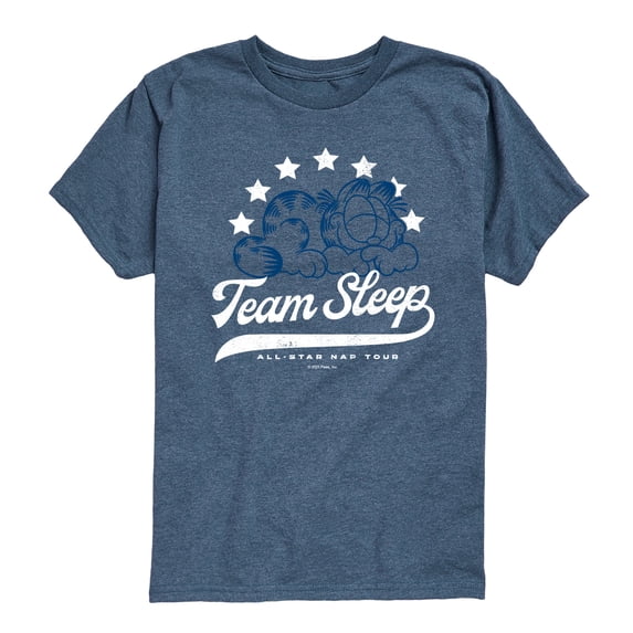 Garfield - Team Sleep - Youth Boys Short Sleeve Graphic T-Shirt
