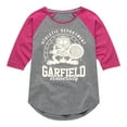 thumbnail image 1 of Garfield - Tennis - Toddler & Youth Girls Raglan Graphic T-Shirt, 1 of 5
