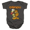 thumbnail image 1 of Garfield The Game Unisex Infant Snap Suit for Baby (6 Months) Charcoal, 1 of 2