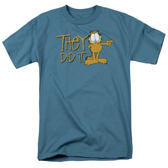 Garfield - They Did It - Short Sleeve Shirt - Medium