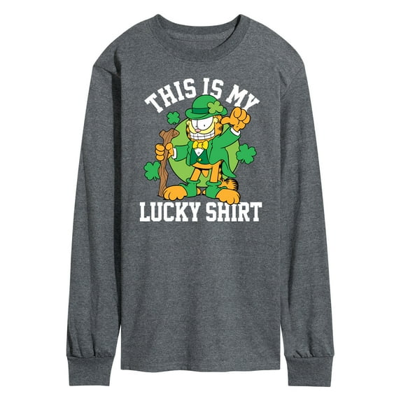 Garfield - This Is My Lucky Shirt - Men's Long Sleeve T-Shirt