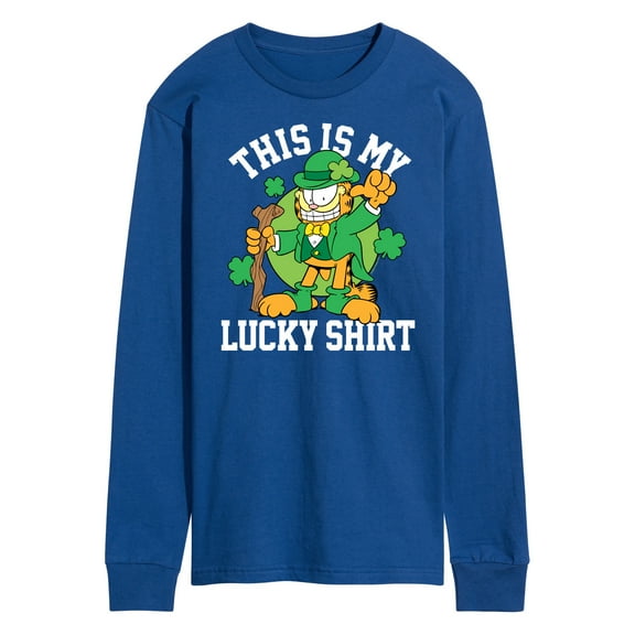 Garfield - This Is My Lucky Shirt - Men's Long Sleeve T-Shirt