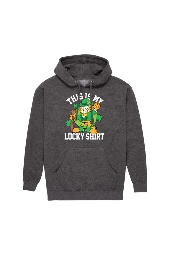 - This Is My Lucky Shirt - Men's Pullover Hooded Fleece Sweatshirt