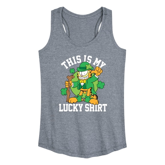 Garfield - This Is My Lucky Shirt - Women's Racerback Tank Top
