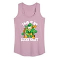 thumbnail image 1 of Garfield - This Is My Lucky Shirt - Women's Racerback Tank Top, 1 of 4