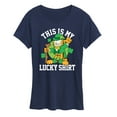 thumbnail image 1 of Garfield - This Is My Lucky Shirt - Women's Short Sleeve Graphic T-Shirt, 1 of 5