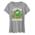 thumbnail image 1 of Garfield - This Is My Lucky Shirt - Women's Short Sleeve Graphic T-Shirt, 1 of 5