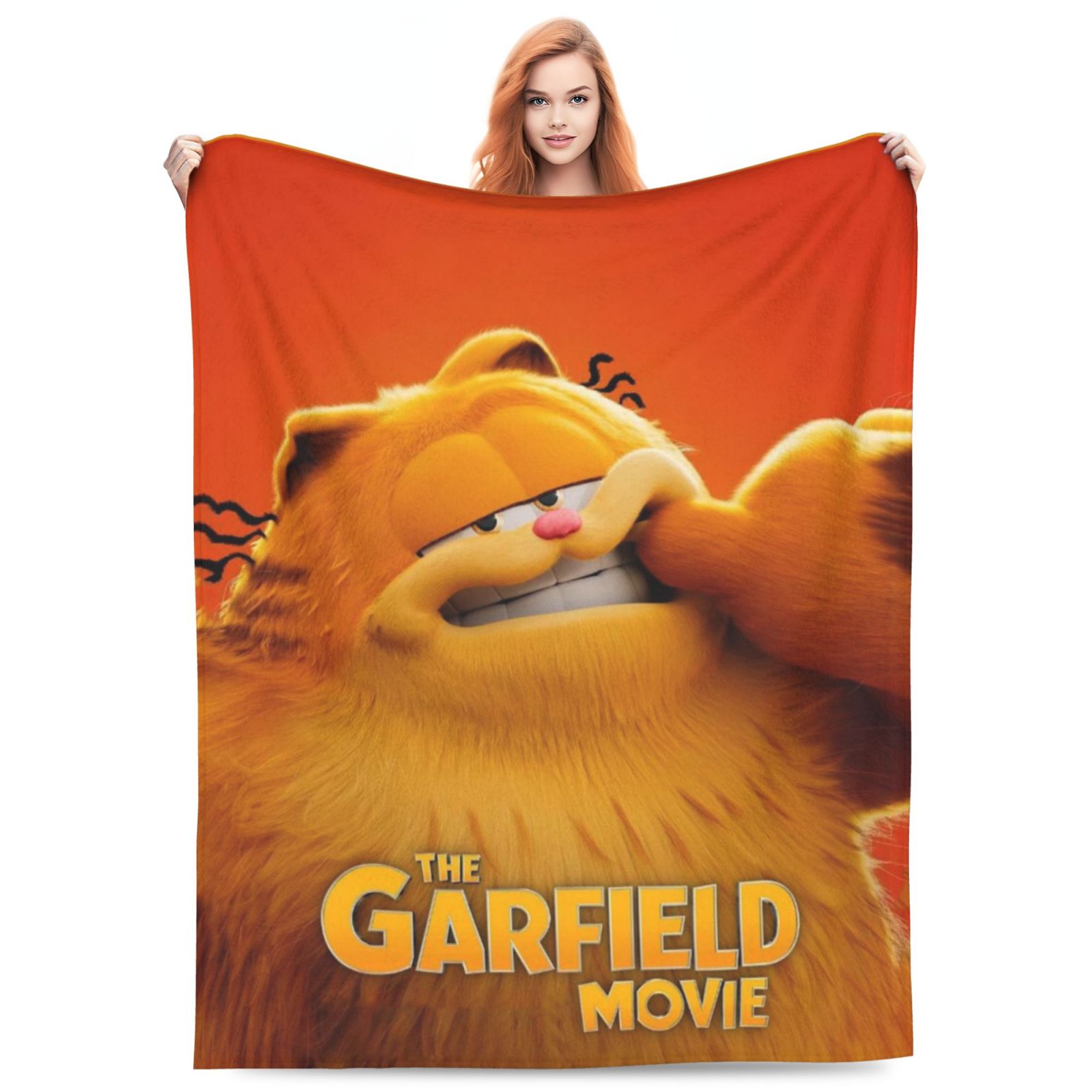 Garfield Throw Blanket Couch Bed Sofa Soft Lightweight Warm Cozy Flannel Fleece Bed Blanket For Kids Adults Gift Multiple Sizes Available 40 X30 Walmart