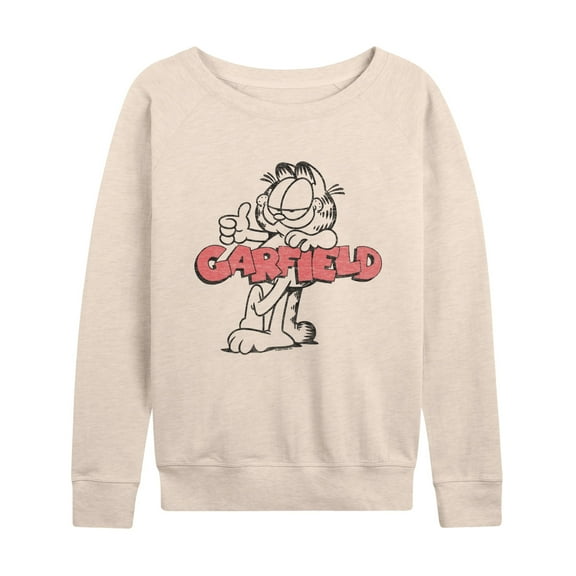 Garfield - Thumbs Up - Women's Lightweight French Terry Long Sleeve Shirt