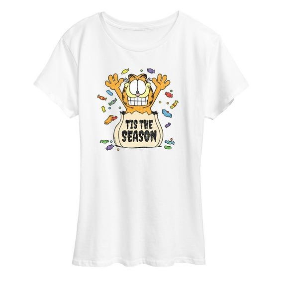 Garfield - Tis Season - Women's Short Sleeve Graphic T-Shirt