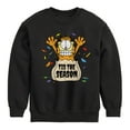 thumbnail image 1 of Garfield - Tis The Season - Toddler And Youth Crewneck Fleece Sweatshirt, 1 of 5