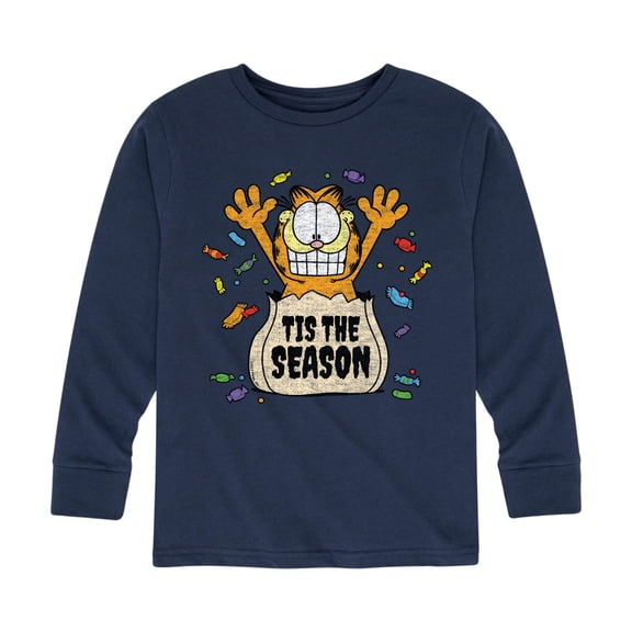 Garfield - Tis The Season - Toddler And Youth Long Sleeve Graphic T-Shirt