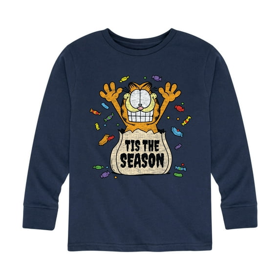 Garfield - Tis The Season - Toddler And Youth Long Sleeve Graphic T-Shirt