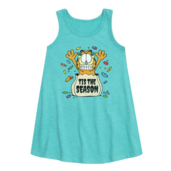 Garfield - Tis The Season - Toddler and Youth Girls A-line Dress