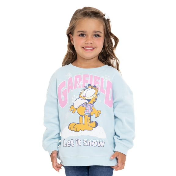 Toddler Girl Garfiled Crewneck Shirt, Sizes 12 Months - 5T