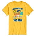 thumbnail image 1 of Garfield - Too Bad Garfield - Men's Short Sleeve Graphic T-Shirt, 1 of 4