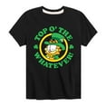 thumbnail image 1 of Garfield - Top O The Whatever - Toddler And Youth Short Sleeve Graphic T-Shirt, 1 of 5