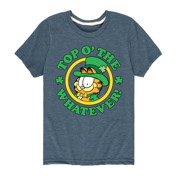 Garfield - Top O The Whatever - Toddler And Youth Short Sleeve Graphic T-Shirt