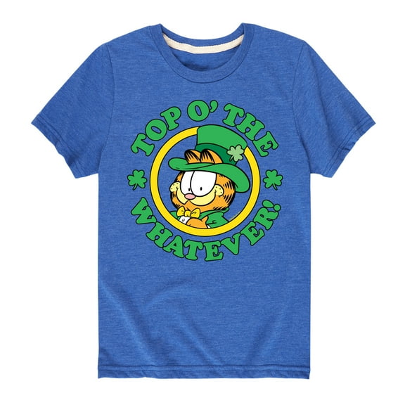 Garfield - Top O The Whatever - Toddler And Youth Short Sleeve Graphic T-Shirt