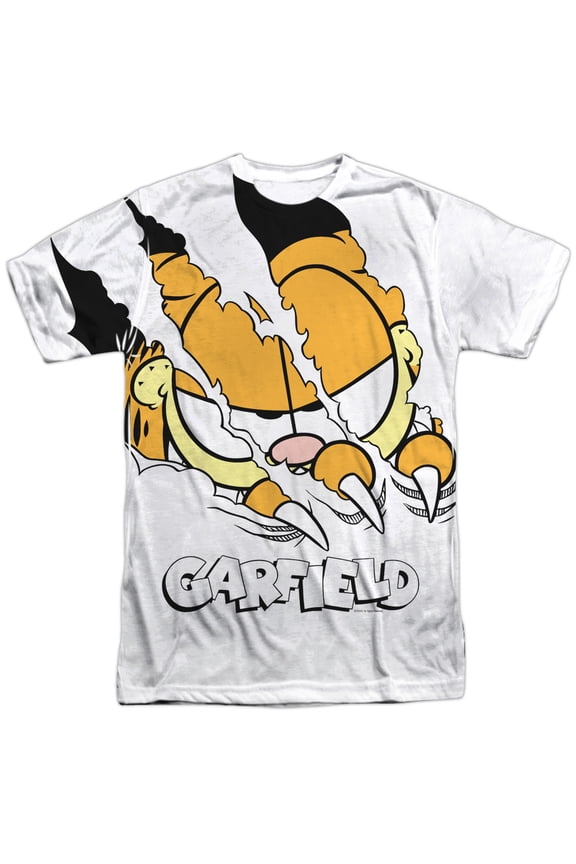 Garfield Torn Mens Sublimation Shirt