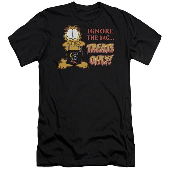 Garfield - Treats Only - Premium Slim Fit Short Sleeve Shirt - XX-Large