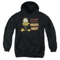 thumbnail image 1 of Garfield Treats Only Youth Pullover Hoodie Sweatshirt Black, 1 of 1