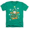 thumbnail image 1 of Garfield Tree Adult Heather T-Shirt Kelly Green, 1 of 1
