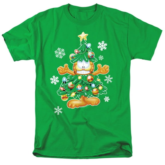 Garfield Tree S/S Adult 18/1 T-Shirt Kelly Green