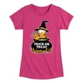 thumbnail image 1 of Garfield - Trick Or Treat - Toddler And Youth Girls Short Sleeve Graphic T-Shirt, 1 of 1