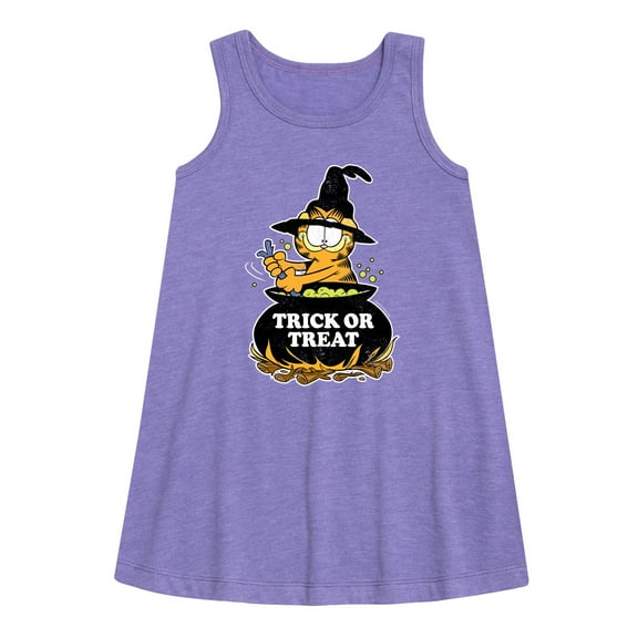 Garfield - Trick Or Treat - Toddler and Youth Girls A-line Dress