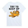 thumbnail image 1 of Garfield - Try To Keep Up - Toddler & Youth Short Sleeve Graphic T-Shirt, 1 of 5