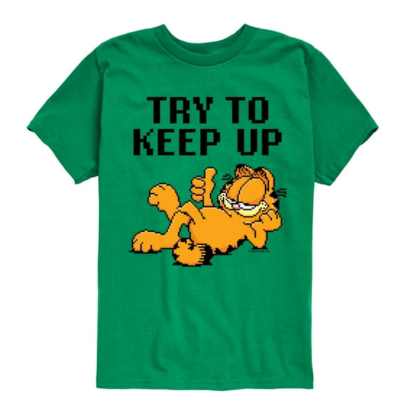 Garfield - Try To Keep Up - Toddler & Youth Short Sleeve Graphic T-Shirt