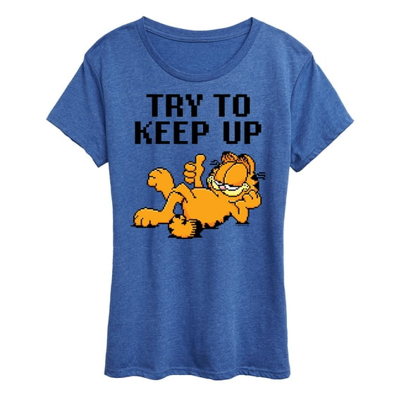 Garfield - Try To Keep Up - Women's Short Sleeve Graphic T-Shirt