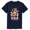 thumbnail image 1 of Garfield - USA All Day - Men's Short Sleeve Graphic T-Shirt, 1 of 4