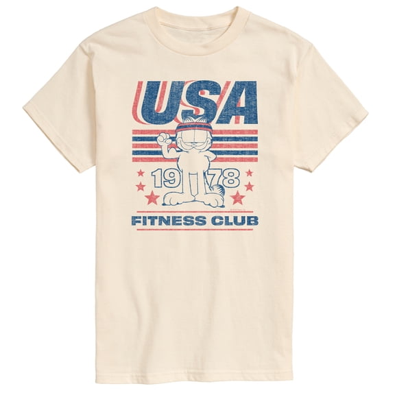 Garfield - USA Fitness Garfield - Men's Short Sleeve Graphic T-Shirt