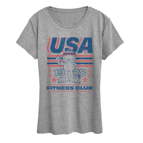 Garfield - USA Fitness Garfield - Women's Short Sleeve Graphic T-Shirt